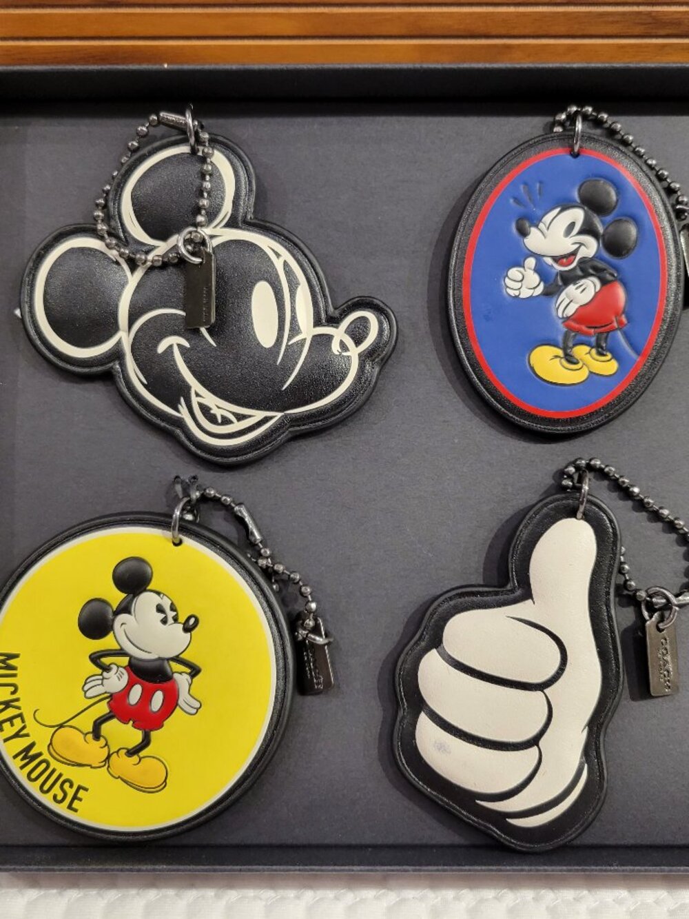 Coach X Disney Mickey (Four) Hangtag Set